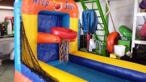 Basketbalspel opblaasbaar